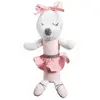 Image de Hochet Petite Souris Danseuse Étoile En Velours - Lilibelle Rose