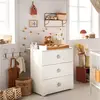 Image de Commode À Langer 3 Tiroirs - Basic Blanc/gris