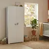 Image de Armoire 2 Portes Bébé En Bois - Leaf Gris