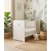 Image de Lit Sérigraphié En Bois - Leaf Gris