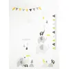Image de Stickers Muraux Eléphant En Papier - Babyfan Gris