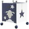 Image de Luminaire Enfant À Poser En Tissu - Merlin Bleu