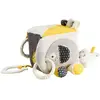 Image de Cube D'activités Bébé En Velours - Babyfan Gris