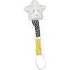 Image de Attache-tétine En Velours Étoile - Babyfan Blanc