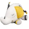 Image de Doudou Eléphant En Velours - Babyfan Blanc