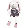 Image de Doudou Lapin Grand Modèle En Velours - Miss Fleur De Lune Blanc