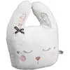 Image de Coussin Déco Lapin En Polyester - Miss Fleur De Lune Blanc
