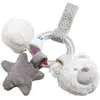 Image de Hochet Ours En Velours - Celeste Gris