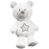Image de Doudou Ours En Polyester - Celeste Blanc/gris