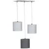 Image de Suspension Lumineuse Trio Plafonnier En Coton - Babyfan Gris
