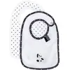Image de Lot De 2 Bavoirs En Coton - Chao Chao Blanc