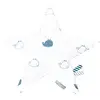 Image de Coussin Étoile En Coton - Blue Baleine Blanc