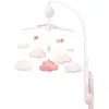 Image de Mobile Musical En Velours - Lily Blanc/rose