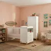 Image de Lit Combiné Evolutif En Bois - Joy Blanc/marron