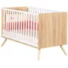 Image de Lit Évolutif En Bois - Seventies Marron/blanc