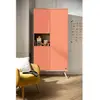 Image de Armoire 3 Portes 1 Niche - Boreale Orange