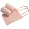 Image de Lot 2 Draps Housse Pour Lit Évolutif Bébé En Coton - Galopin Rose