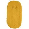 Image de Couvre Lit Ovale Pour Berceau En Coton - Galopin Jaune