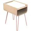 Image de Table À Langer Pieds Métal - Bambin Marron/orange