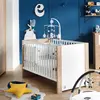 Image de Lit Bébé Évolutif - Antonin Marron/blanc
