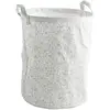 Image de Panier De Rangement En Coton - Promenons Nous Blanc