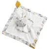 Image de Doudou Mouchoir En Velours - Promenons Nous Blanc