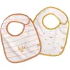 Image de Lot De 2 Bavoirs En Coton - Sunlight Blanc