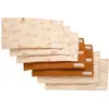 Image de Protections De Barreaux De Lit En Coton Beige Foncé