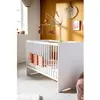 Image de Lit Bébé En Bois - First Blanc