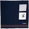 Image de Langes En Coton Bio Boite De 3 - Baby Sailor Bleu Foncé/blanc