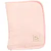 Image de Protège Carnet De Santé En Double Gaze De Coton - Uni Petale Rose