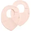 Image de Lot De 2 Bavoirs En Gaze De Coton - Uni Petale Rose