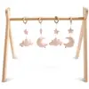 Image de Arche D'éveil Bois Avec 4 Jouets - Uni Sauge Rose