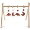 Image de Arche D'éveil Bois Avec 4 Jouets - Uni Sauge Rouge