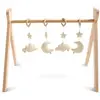 Image de Arche D'éveil Bois Avec 4 Jouets - Uni Sauge Beige
