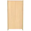 Image de Armoire 2 Portes En Bois D ©cor Ch  ne Miel - Cannelle Marron