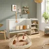 Image de Lit Combiné Évolutif En Bois - First Blanc/marron