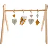 Image de Arche D'éveil Bois Avec 4 Jouets Jaune/vert
