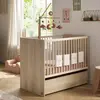 Image de Lit À Barreaux Avec Têtes En Panneaux - Paloma Marron/beige