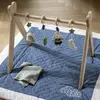 Image de Arche D'éveil Bois Avec 4 Jouets Beige/bleu