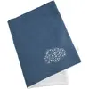 Image de Couverture Bébé En Coton Avec Broderie - Petit Coeur Bleu