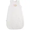 Image de Gigoteuse Douillette Bébé En Coton Matelassé - Petit Coeur Beige