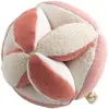 Image de Balle Sensorielle En Coton Bio Et Bouclette - Petit Coeur Rose