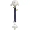 Image de Attache -tétine En Coton Bio Et Bouclette - Petit Soleil Bleu