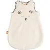 Image de Gigoteuse Bébé Naissance Hiver En Sherpa Et Détails Léopard Ecru