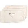 Image de Protections De Barreaux De Lit En Coton Ecru Léopard