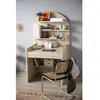 Image de Bureau Enfant - Décor Bois Chêne Sépia Forme Arche Marron