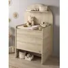 Image de Commode À Langer Évolutive En Bureau - Forme Arche - Arche Marron