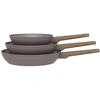 Image de Lot De 3 Poêles Arthur Martin Alu Forge Ceramique