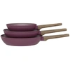 Image de Lot De 3 Poêles Arthur Martin Alu Forge Ceramique